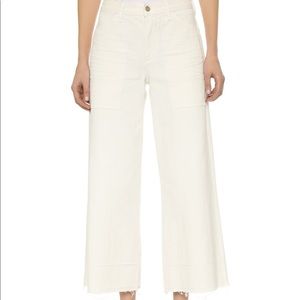 Citizens of Humanity White Wide Leg Jeans